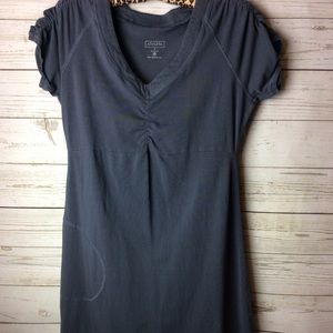 Athleta Short Sleeve V-Neck Dress